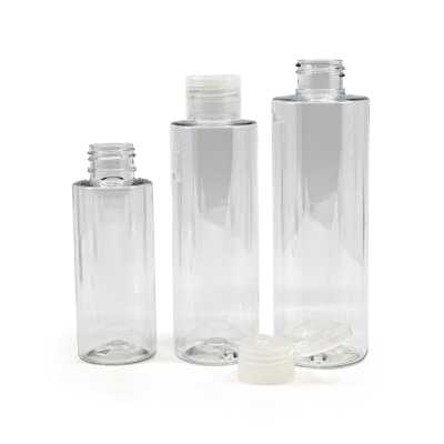 Plastová fľaša, priehľadná, flip top priehľadný, 200 ml
