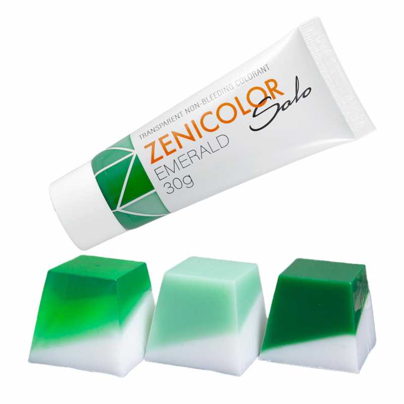 Farbivo do mydlovej hmoty, ZENICOLOR SOLO 30g, Emerald