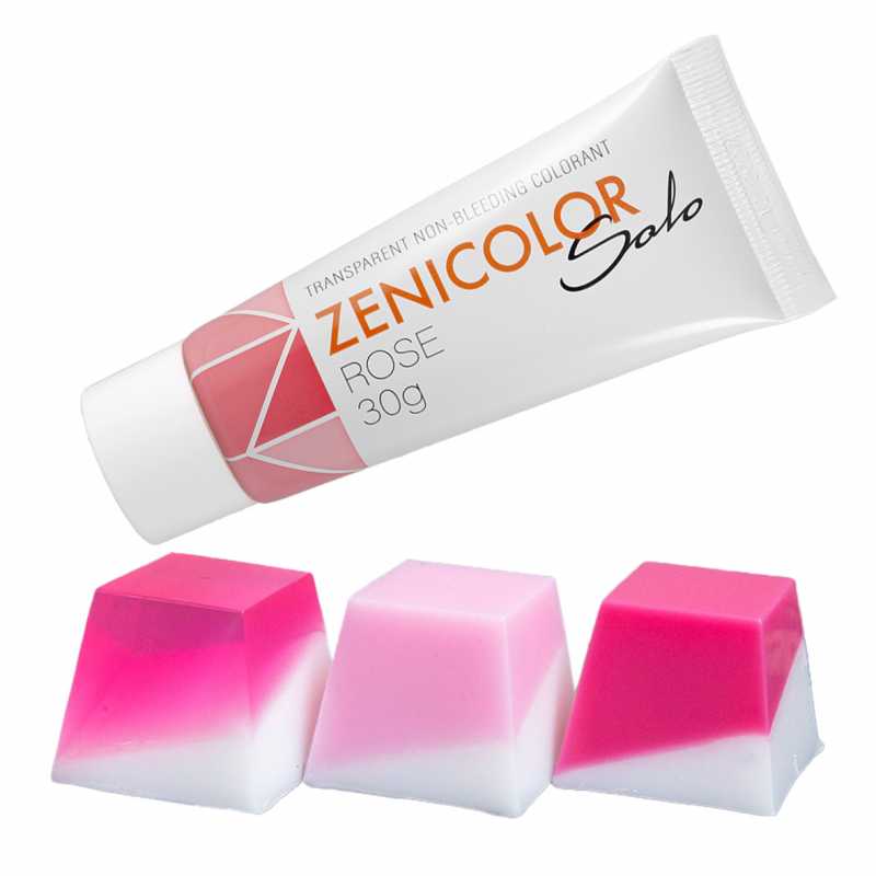 Farbivo do mydlovej hmoty, ZENICOLOR SOLO 30g, Rose