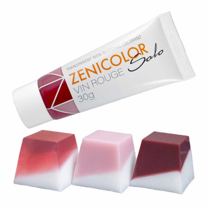 Farbivo do mydlovej hmoty, ZENICOLOR SOLO 30g, Vin Rouge