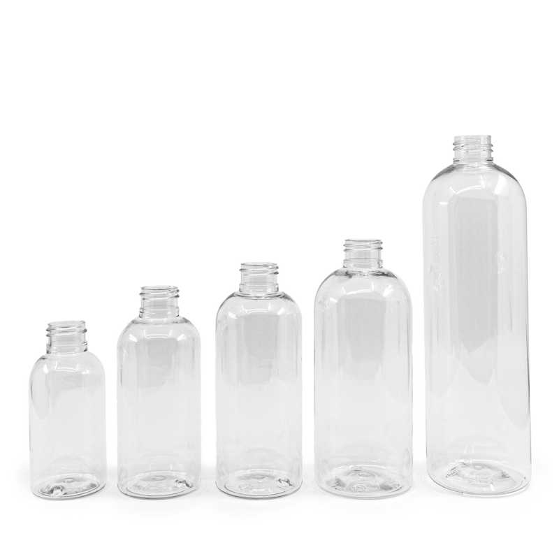 Plastová fľaša, priehľadná oblá, 24/410, 500 ml, 1320 ks