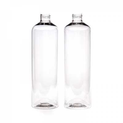 Plastová fľaša, priehľadná oblá, 24/410, 500 ml 